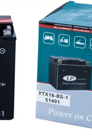 Veilige Betaling LANDPORT - LTX16-BS-1 - Batteries - AGM